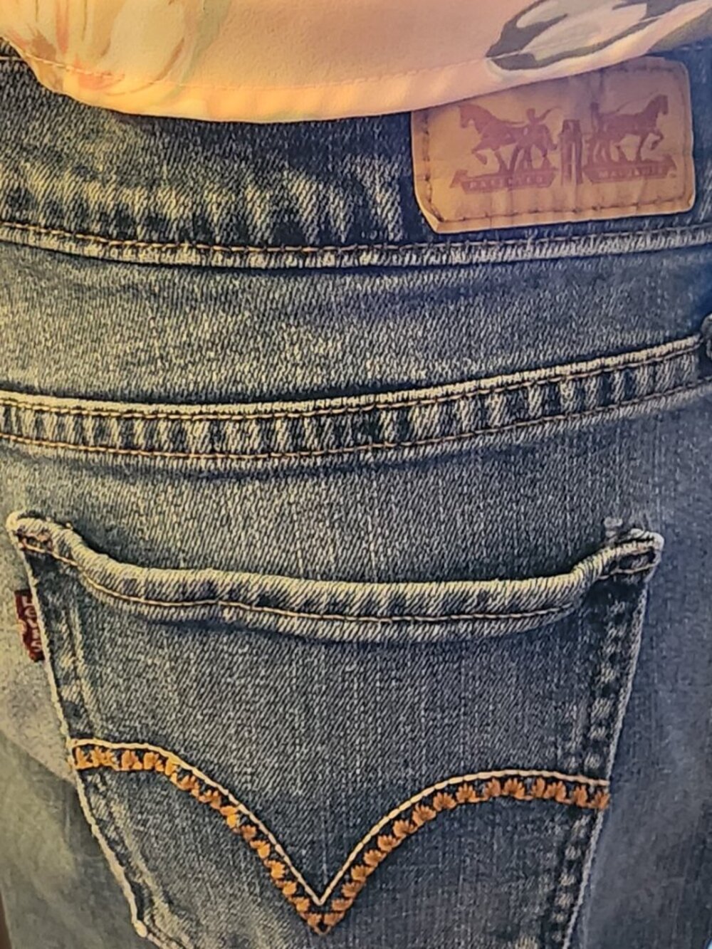 Levis 505 Straight Leg Jeans Size 8